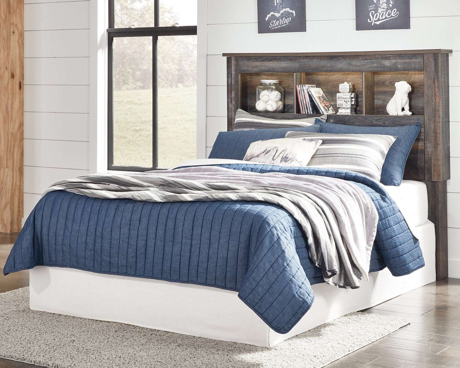 Drystan Bed with 4 Storage Drawers Half Price Furniture