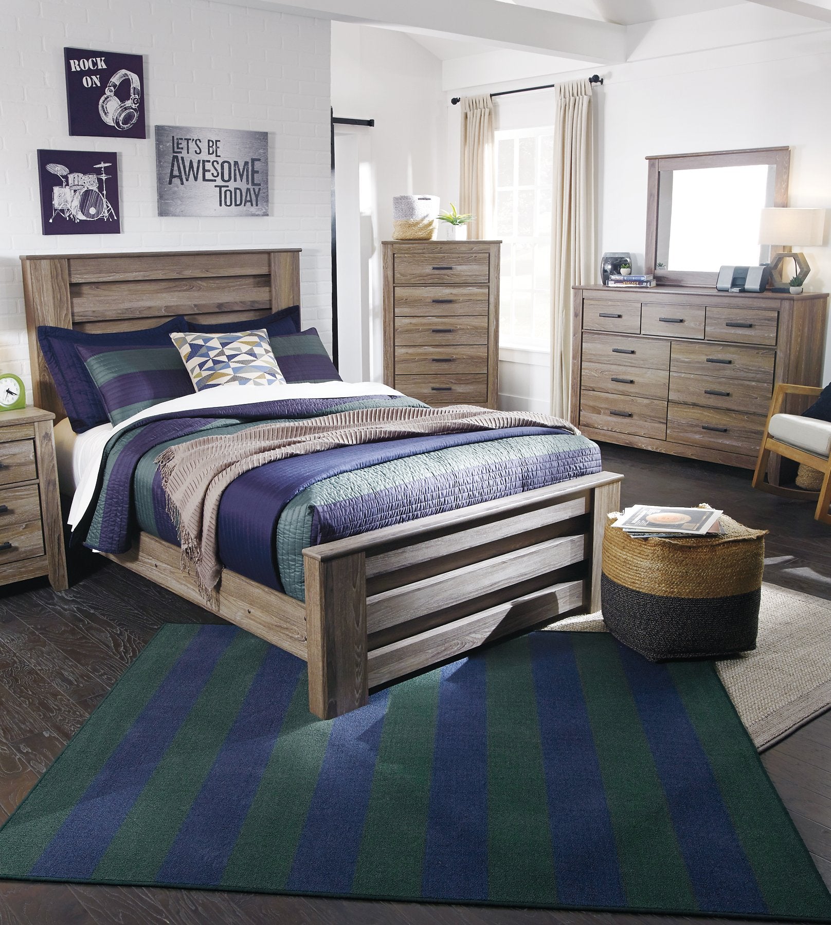 Zelen Bed - Half Price Furniture
