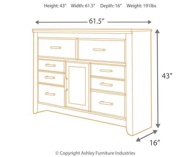 Juararo Dresser - Half Price Furniture
