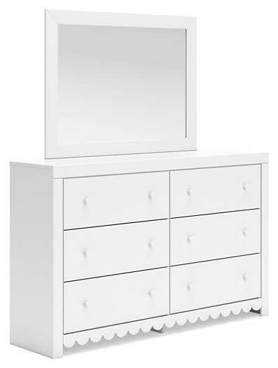 Mollviney Dresser and Mirror  Half Price Furniture