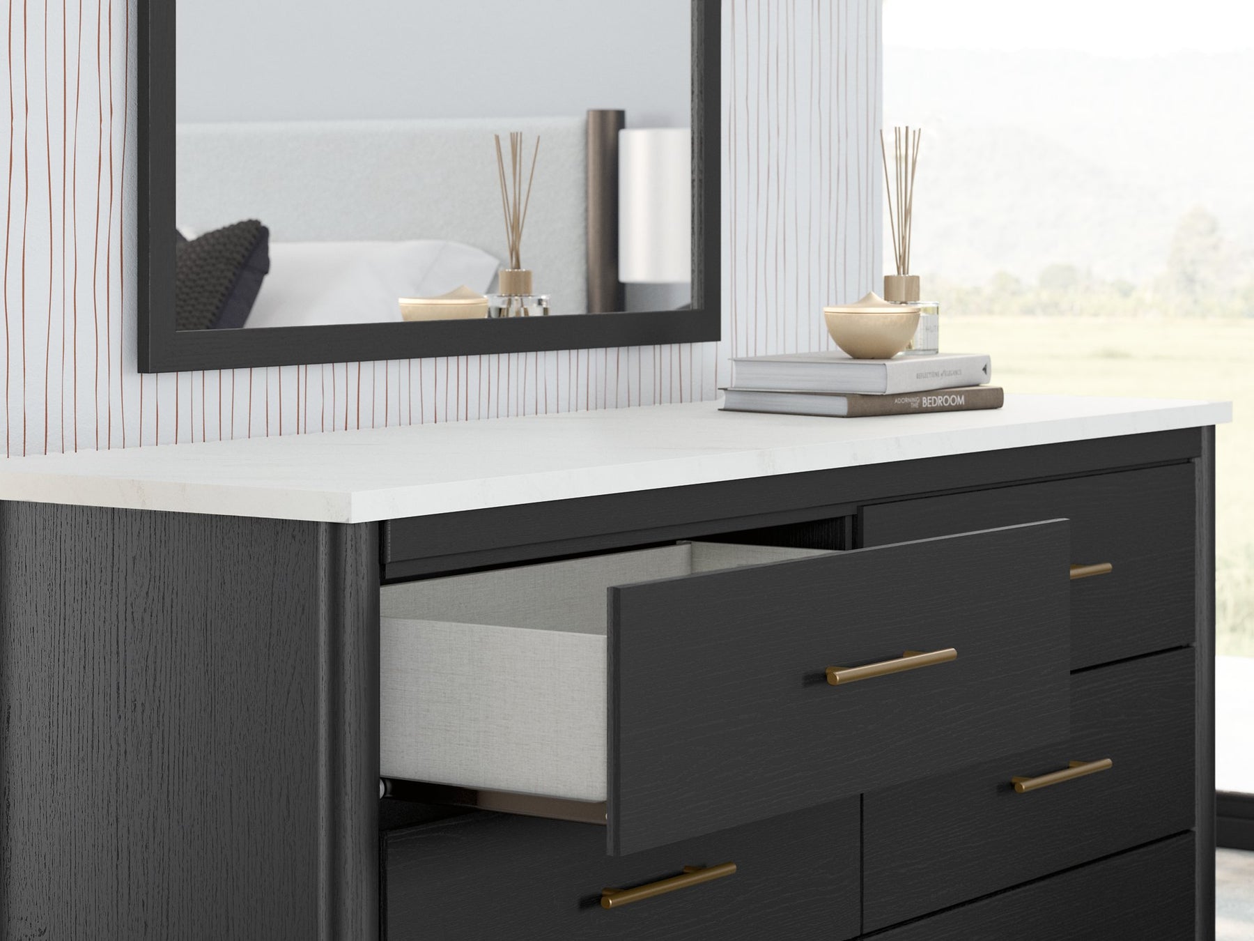 Cadmori Dresser and Mirror - Dresser - Half Price Furniture