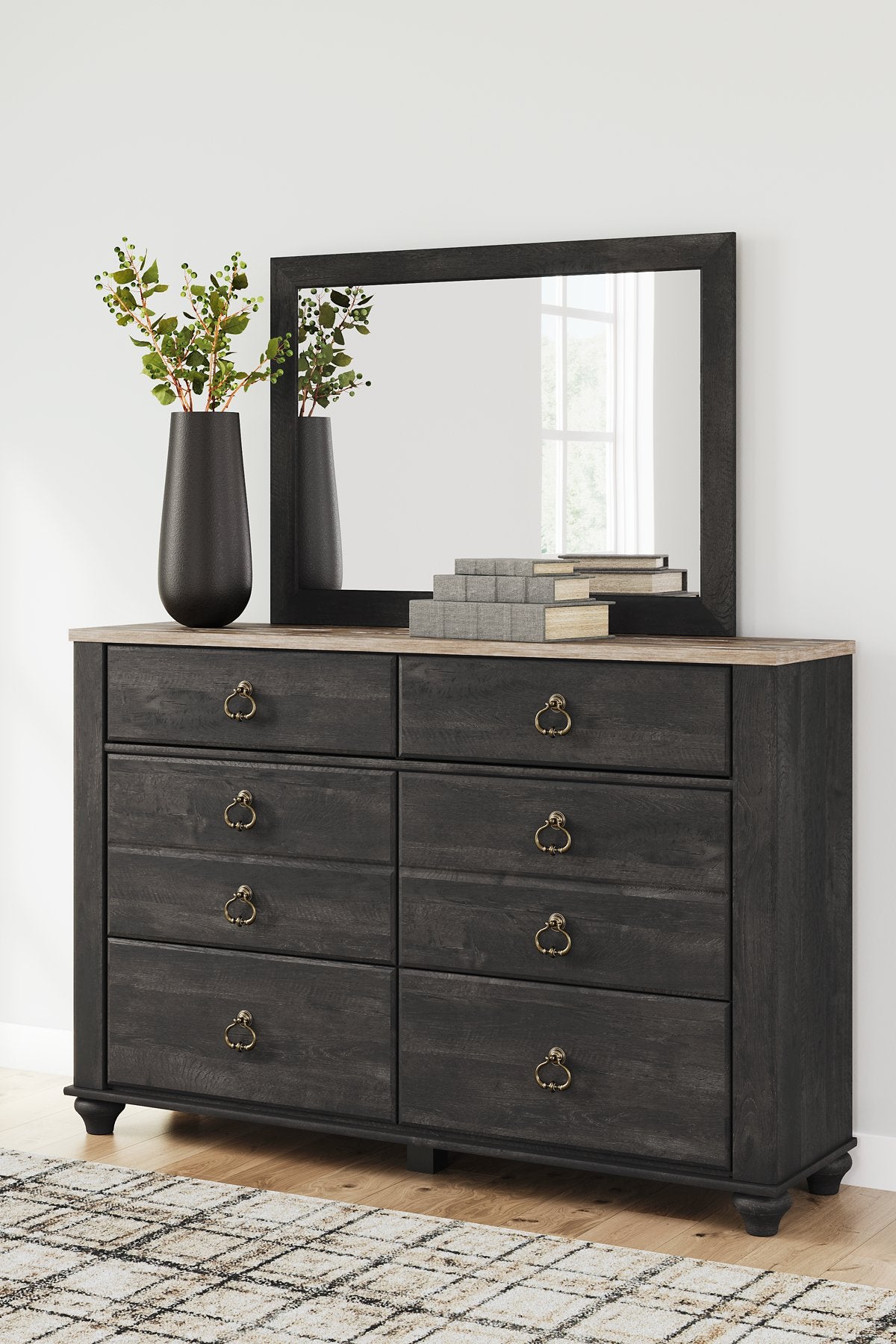 Nanforth Dresser and Mirror - Half Price Furniture
