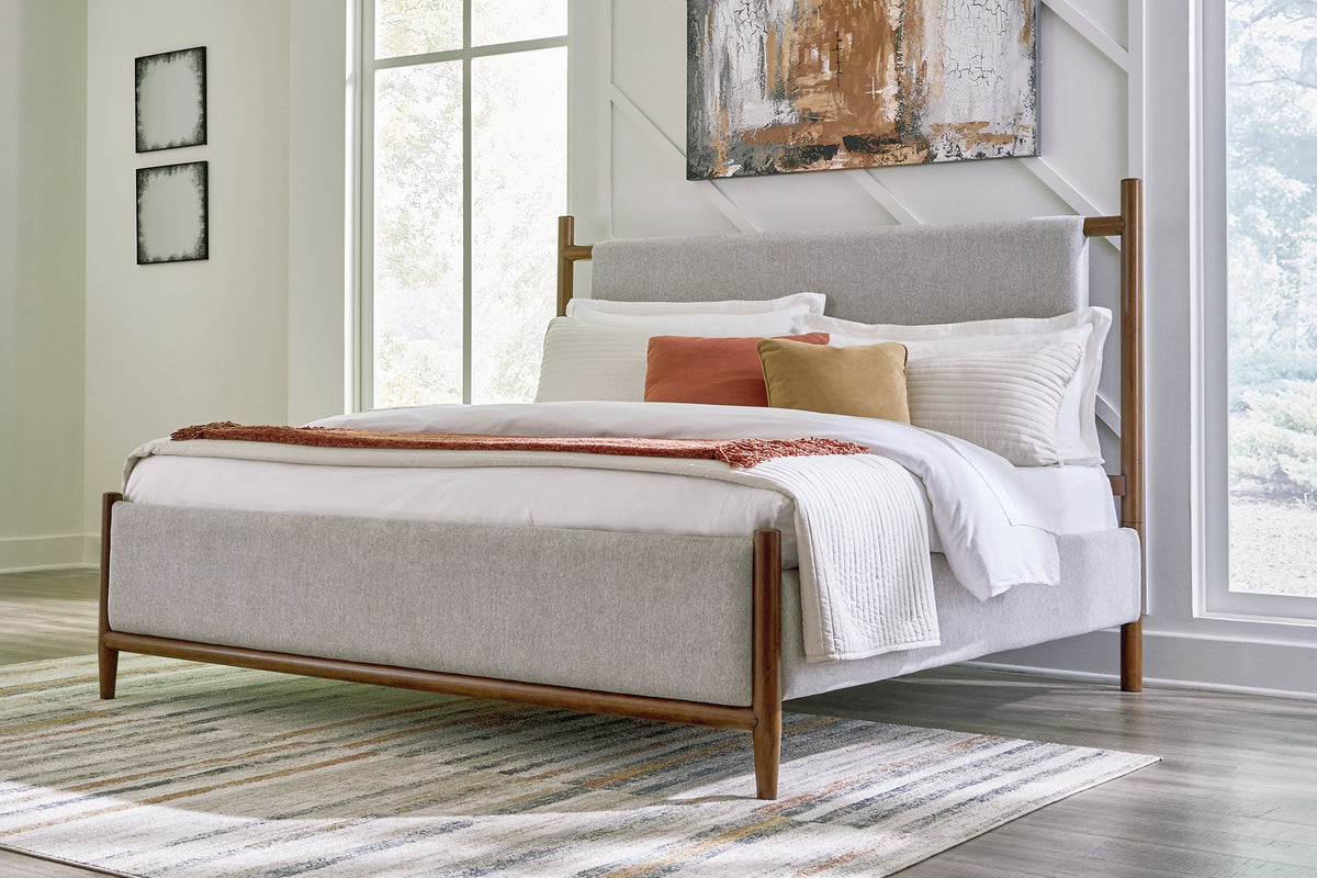 Lyncott Upholstered Bed  Half Price Furniture