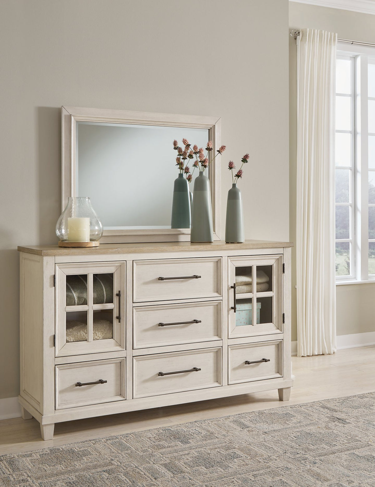 Shaybrock Dresser and Mirror - Half Price Furniture