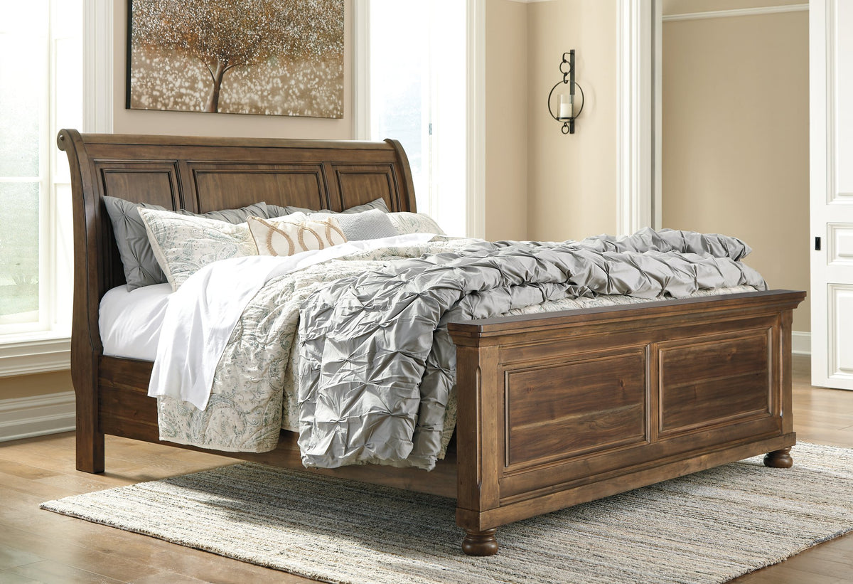 Flynnter Bed with 2 Storage Drawers  Half Price Furniture