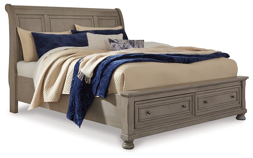 Lettner Bed with 2 Storage Drawers  Las Vegas Furniture Stores