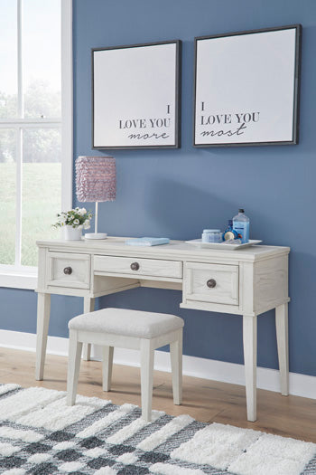 Robbinsdale Vanity with Stool - Half Price Furniture