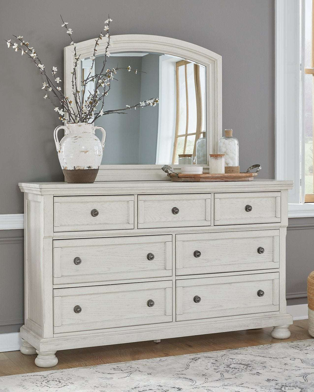 Robbinsdale Dresser and Mirror Half Price Furniture