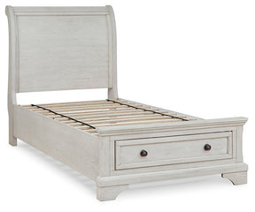 Robbinsdale Sleigh Storage Bed - Half Price Furniture