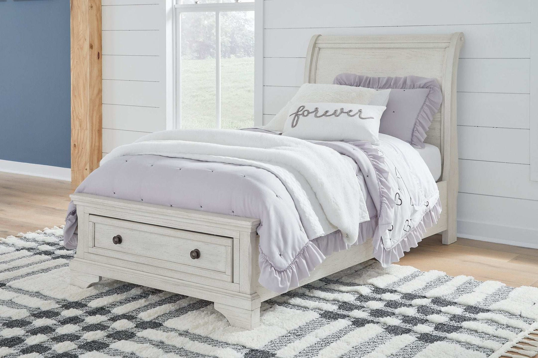 Robbinsdale Sleigh Storage Bed Half Price Furniture
