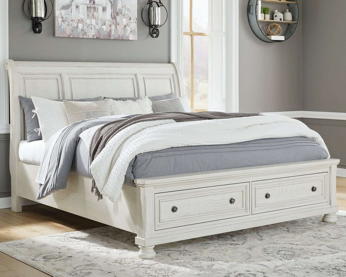 Robbinsdale Bed with Storage Half Price Furniture
