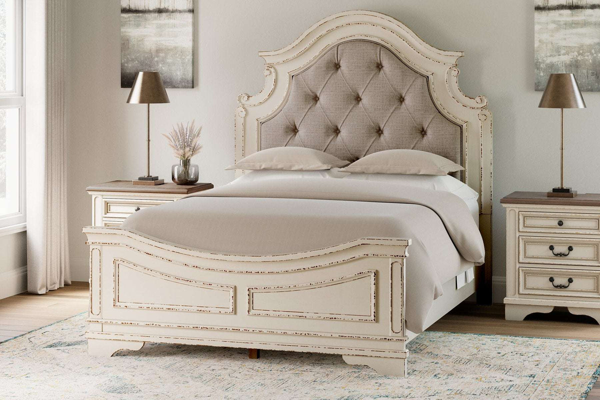 Realyn Upholstered Bed Half Price Furniture