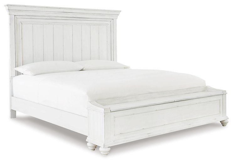 Kanwyn Bed with Storage Bench Half Price Furniture