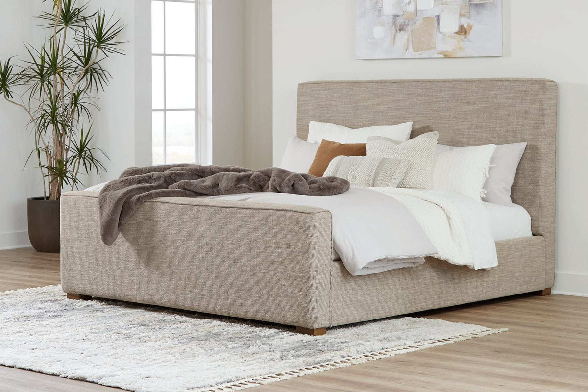 Dakmore Upholstered Bed Half Price Furniture