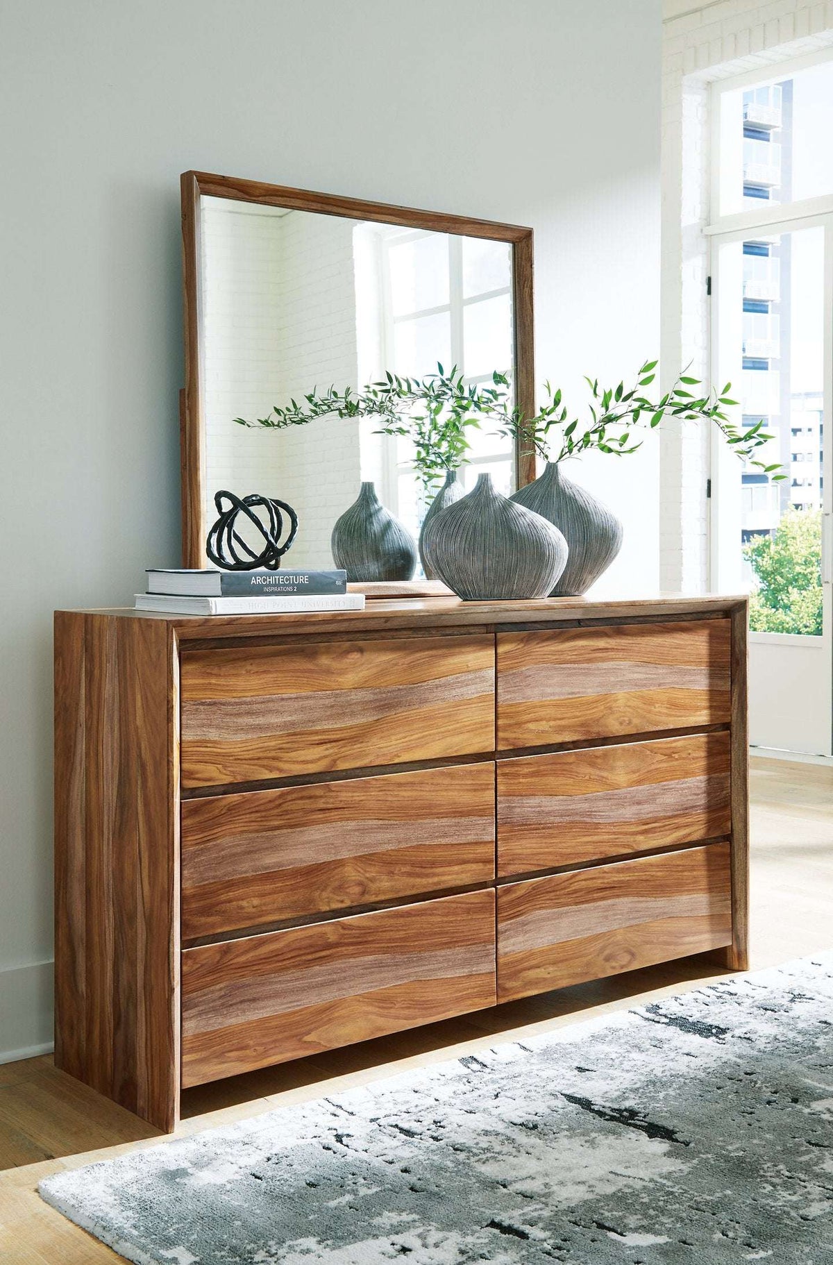 Dressonni Dresser and Mirror - Dresser - Half Price Furniture