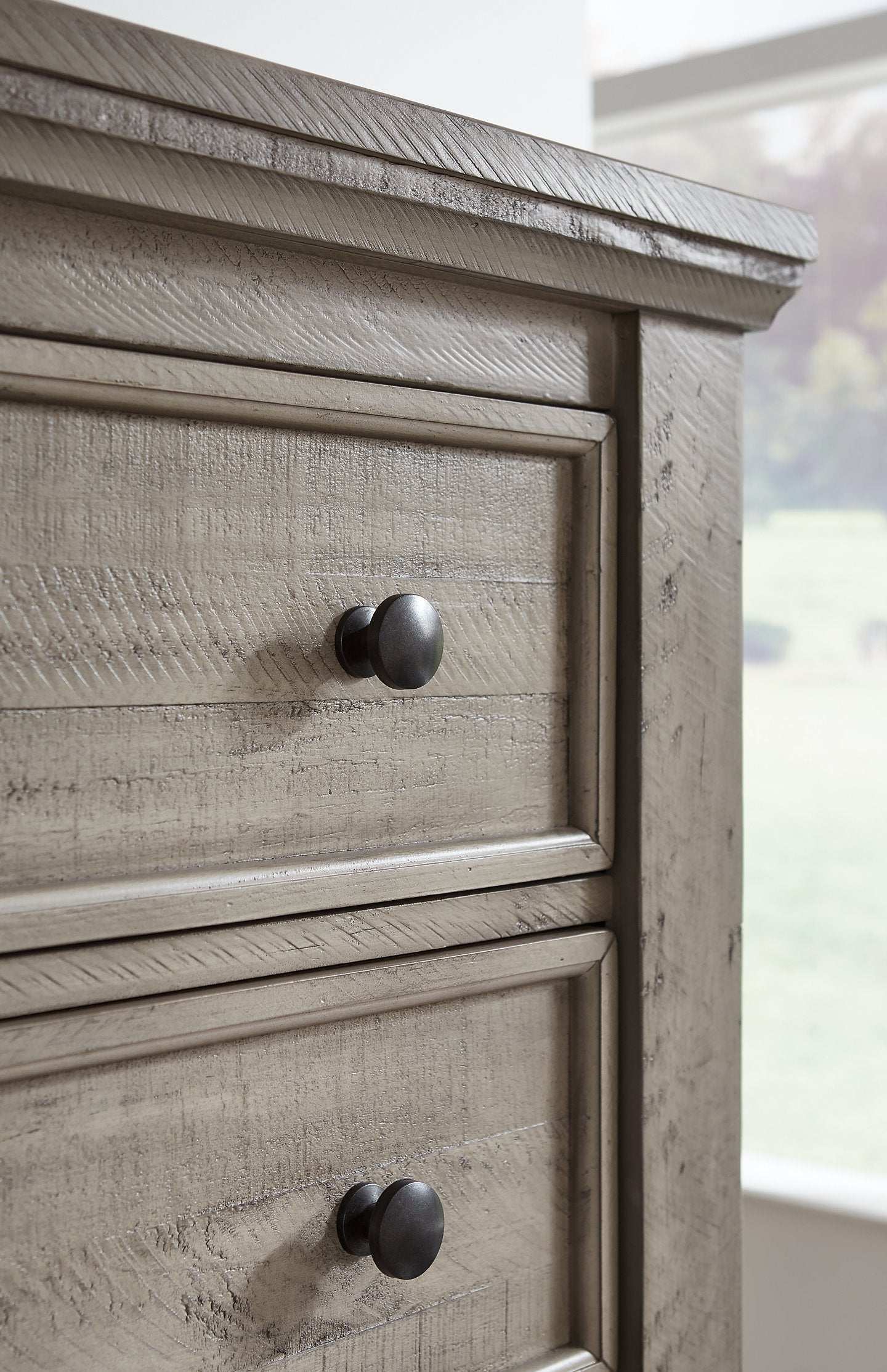 Harrastone Dresser and Mirror Half Price Furniture