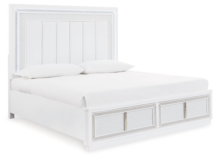 Chalanna Upholstered Storage Bed Half Price Furniture