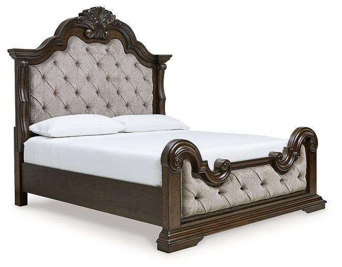 Maylee Upholstered Bed  Half Price Furniture