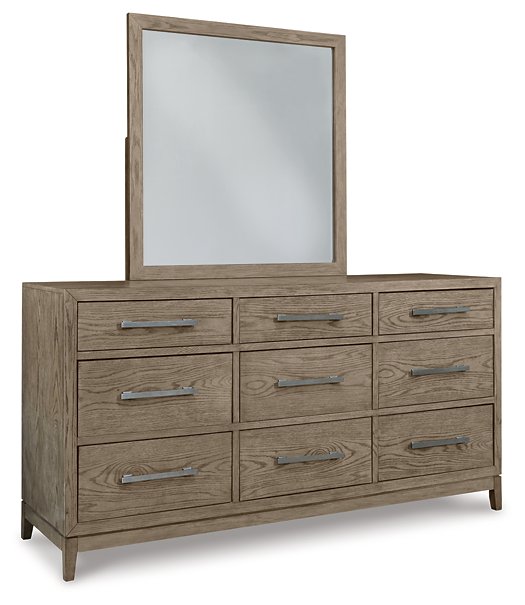 Chrestner Dresser and Mirror  Half Price Furniture