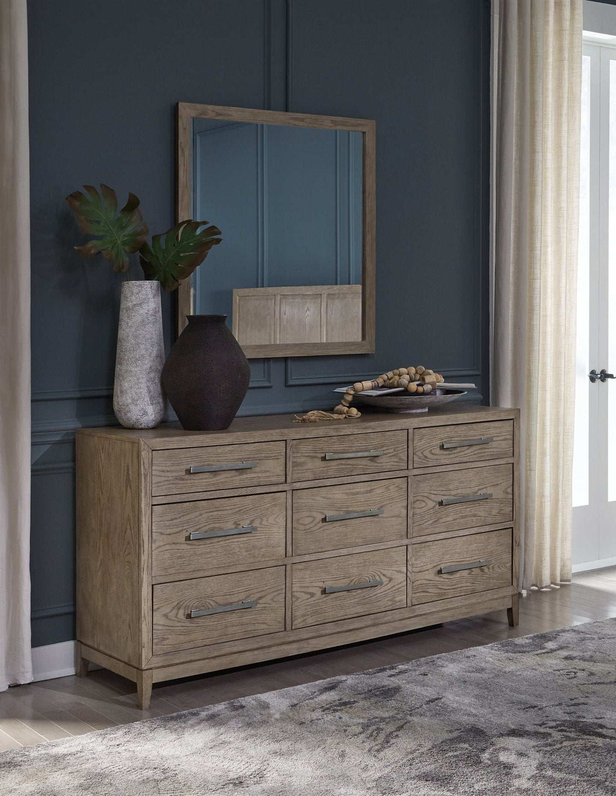 Chrestner Dresser and Mirror Half Price Furniture