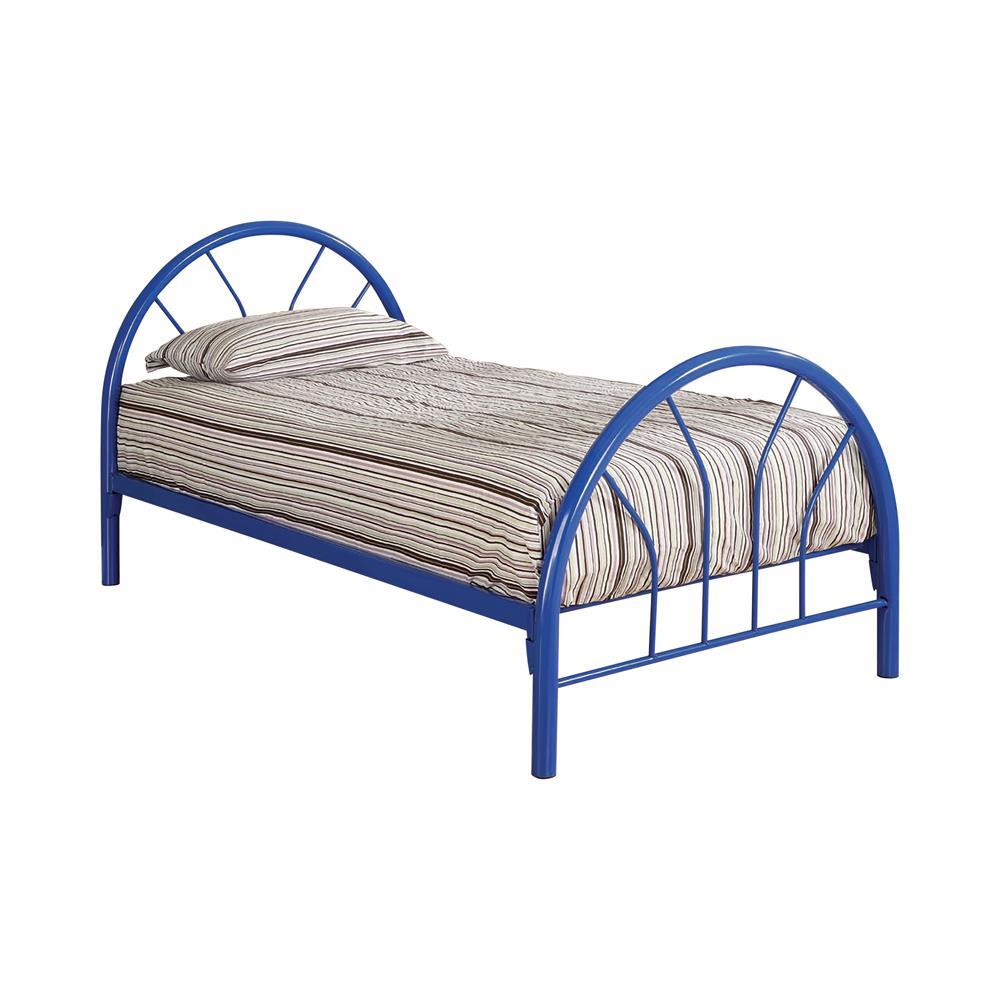 Marjorie Twin Platform Bed Blue - Bed - Half Price Furniture