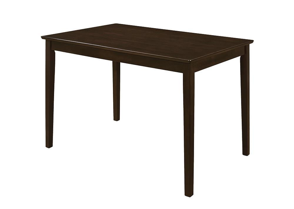 Guillen 5-piece Dining Set with Bench Cappuccino and Dark Brown - Dining Room Set - Half Price Furniture