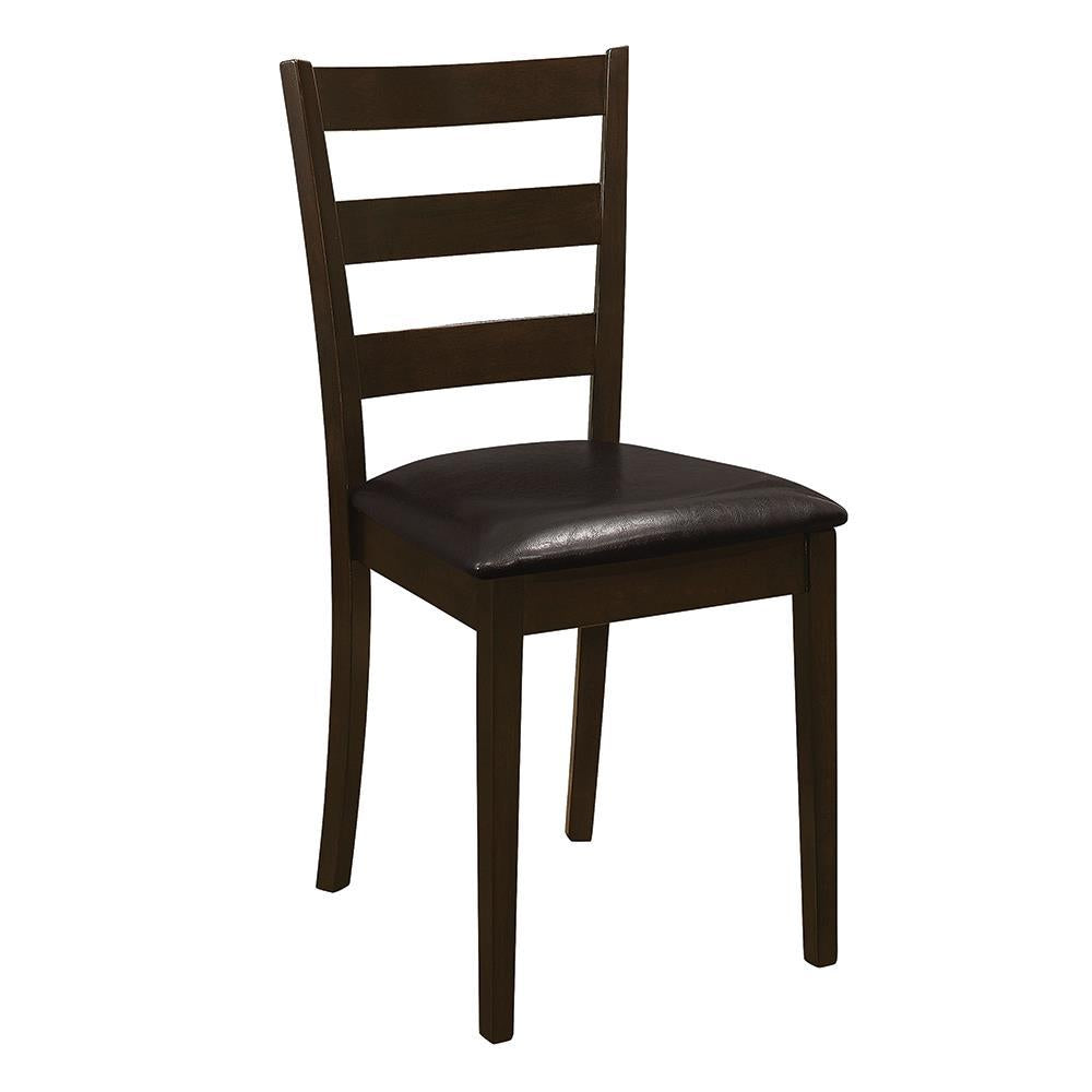 Guillen 5-piece Dining Set with Bench Cappuccino and Dark Brown - Dining Room Set - Half Price Furniture