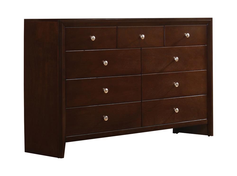Serenity Rectangular 9-drawer Dresser Rich Merlot Serenity Rectangular 9-drawer Dresser Rich Merlot Half Price Furniture