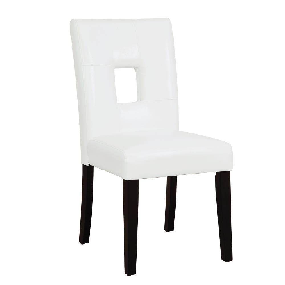 Shannon Open Back Upholstered Dining Chairs White (Set of 2) - Dining Chair - Half Price Furniture