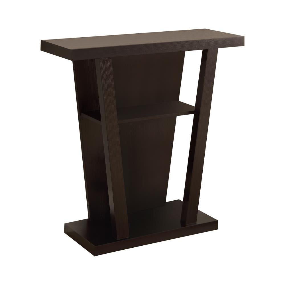 Evanna 2-shelf Console Table Cappuccino - Console Table - Half Price Furniture