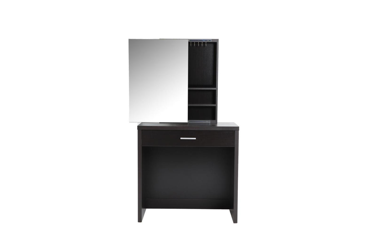 Harvey 2-piece Vanity Set with Lift-Top Stool Cappuccino - Half Price Furniture
