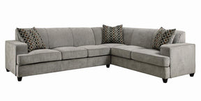 Tess L-shape Sleeper Sectional Grey Tess L-shape Sleeper Sectional Grey Half Price Furniture