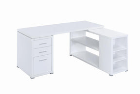 Yvette L-shape Office Desk - Half Price Furniture