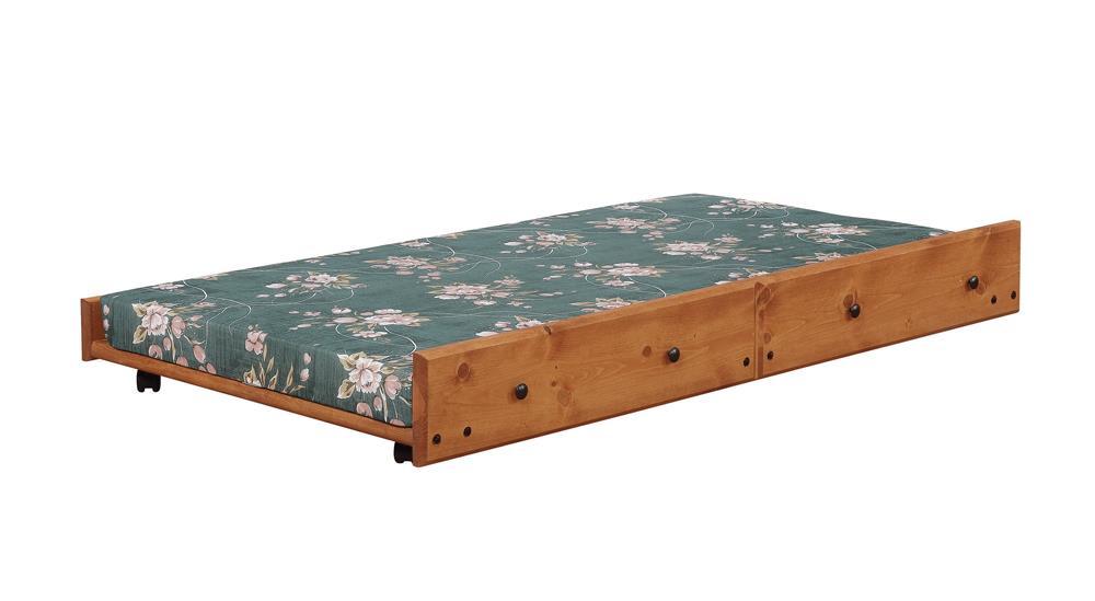 Wrangle Hill Trundle with Bunkie Mattress Amber Wash Wrangle Hill Trundle with Bunkie Mattress Amber Wash Half Price Furniture