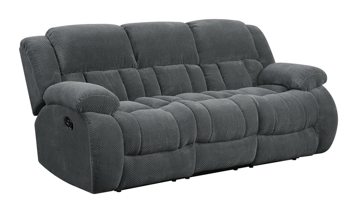 Weissman Pillow Top Arm Motion Sofa Charcoal - Sofa - Half Price Furniture