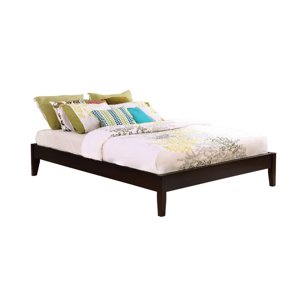 Hounslow Queen Universal Platform Bed Cappuccino - Foundation - Half Price Furniture