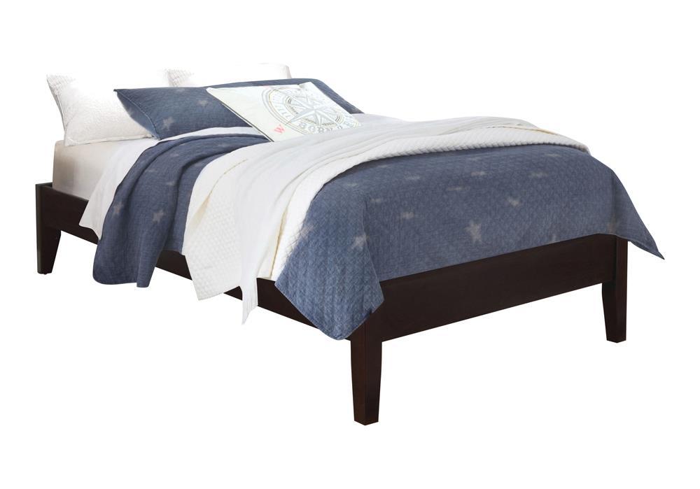 Hounslow Twin Universal Platform Bed Cappuccino - Foundation - Half Price Furniture