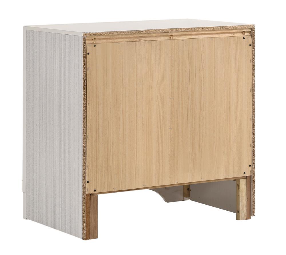 Miranda 2-drawer Nightstand Tray White - Nightstand - Half Price Furniture