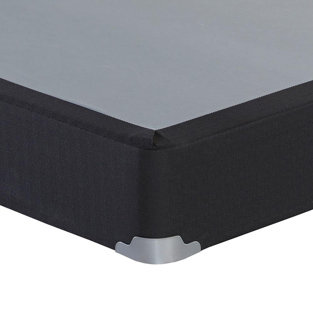 Thiago 2-piece Upholstered Eastern King Foundation Charcoal Grey Thiago 2-piece Upholstered Eastern King Foundation Charcoal Grey Half Price Furniture