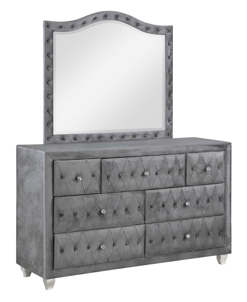 Deanna 7-drawer Rectangular Dresser Grey - Half Price Furniture