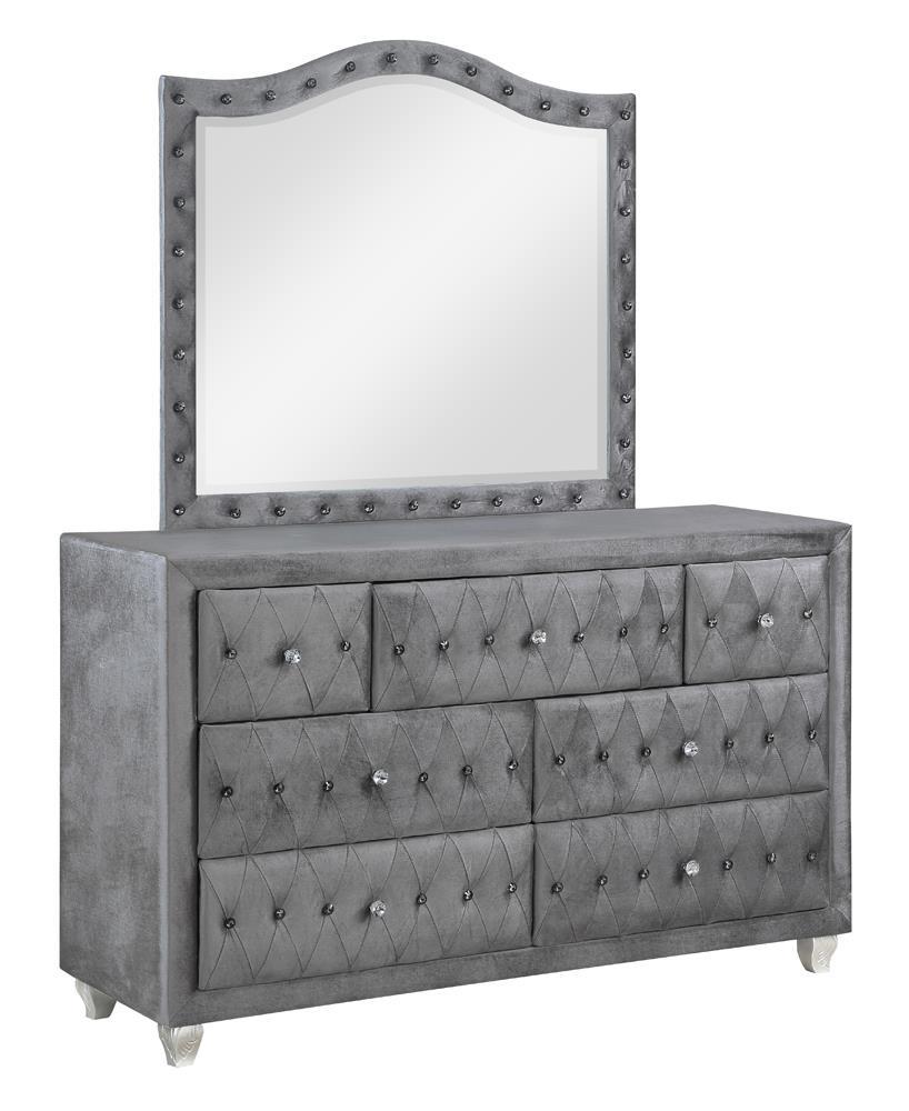 Deanna 7-drawer Rectangular Dresser Grey - Dresser - Half Price Furniture