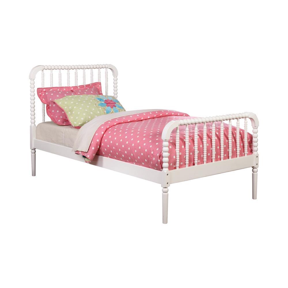 Jones Twin Bed White - Bed - Half Price Furniture