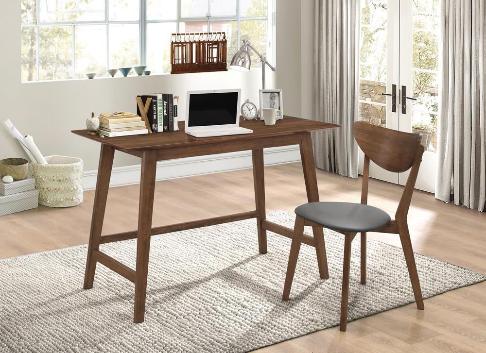 Karri 2-piece Writing Desk Set Walnut - Desk - Half Price Furniture