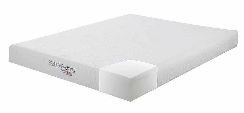 Keegan Full Memory Foam Mattress White - Half Price Furniture