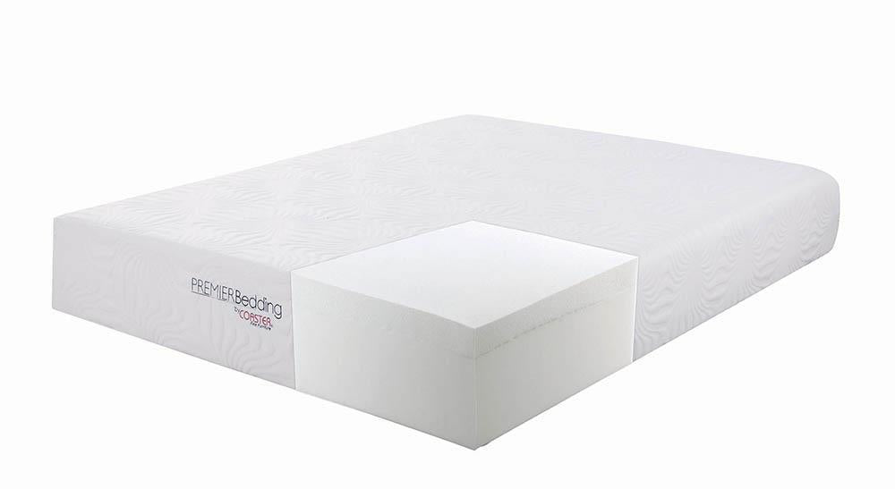 Ian California King Memory Foam Mattress White - Mattress - Half Price Furniture