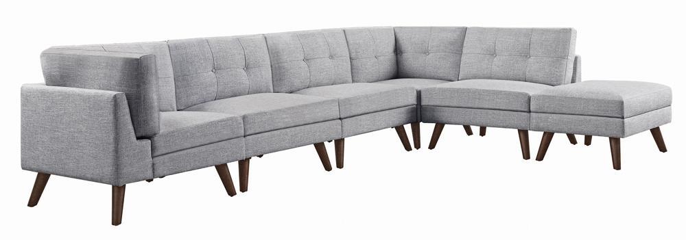 Churchill Modern Grey Corner - Half Price Furniture