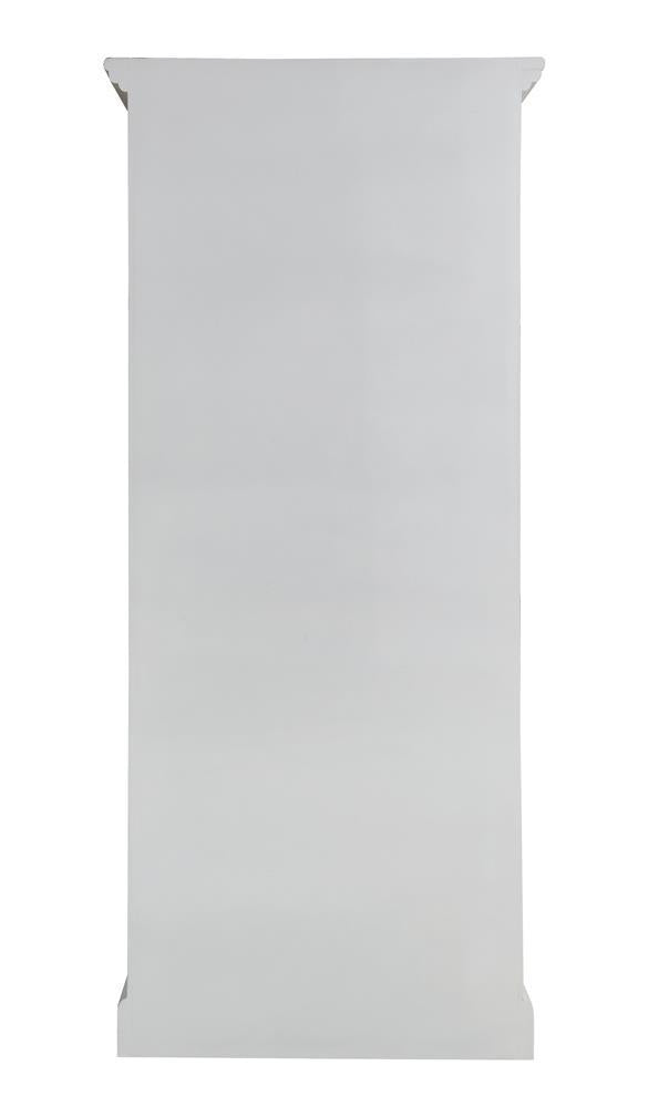Tammi 2-door Tall Cabinet Antique White and Brown - Accent Cabinet - Half Price Furniture