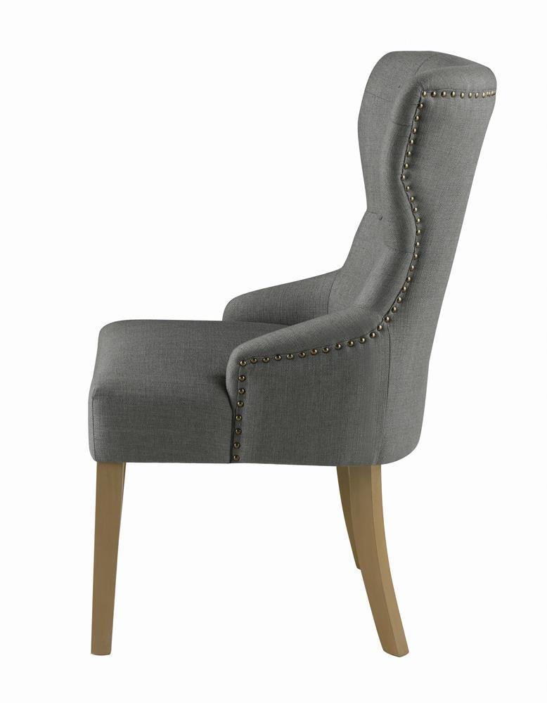 Baney Tufted Upholstered Dining Chair Grey - Dining Chair - Half Price Furniture