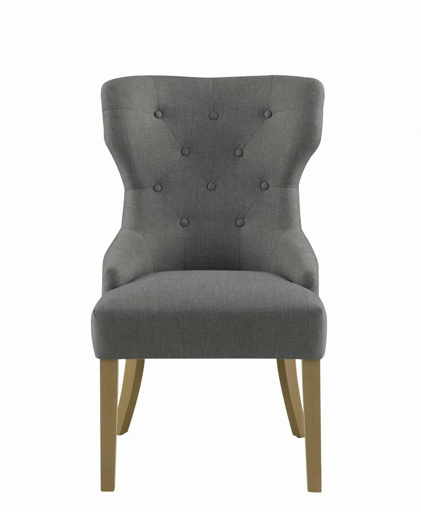 Baney Tufted Upholstered Dining Chair Grey - Dining Chair - Half Price Furniture