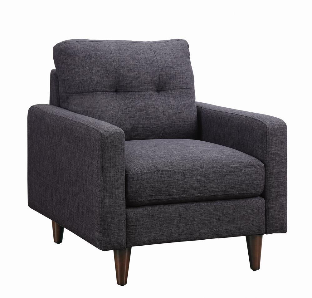 Watsonville Tufted Back Chair Grey - Chair - Half Price Furniture